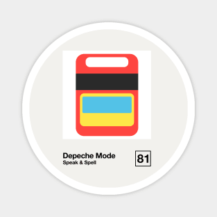 Speak & Spell / Minimal Style Graphic Artwork Magnet